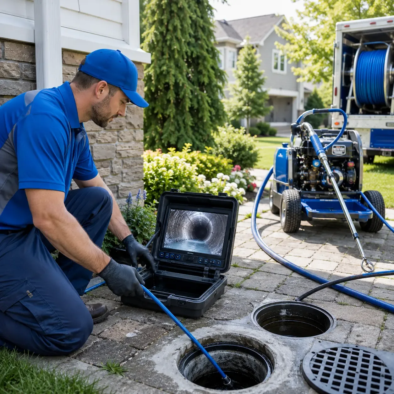 Outdoor drain cleaning professionals serving Mason, TN